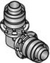 Пресс - угольник Uponor MLC 90° 16-32 
