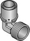 Пресс - угольник Uponor MLC 90° 40-50 с наружной резьбой 