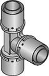   Пресс - тройник Uponor MLC 40-50 равнопроходной  
