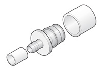 Переходник Uponor Q&amp;E 20х9,9, в комплект входит одно кольцо Q&amp;E 9,9 и одно кольцо Q&amp;E 20. 