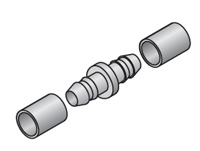 Соединитель Uponor Minitec Q&amp;E 9,9-9,9, с двумя кольцами Q&amp;E